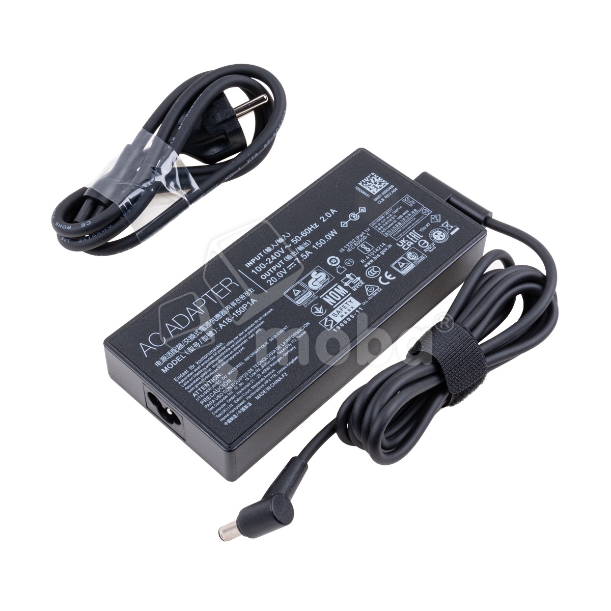 Блок питания (сетевой адаптер) для ноутбука Asus 20V, 7,5A, 150W (6,0×3,7 с иглой)