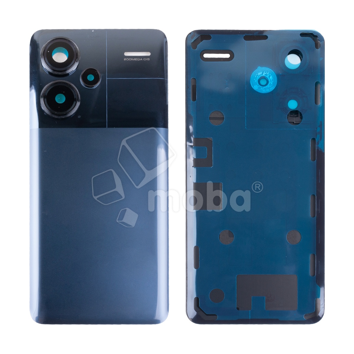 Задняя крышка для Xiaomi Redmi Note 13 Pro+ (23090RA98C) Черный - Премиум