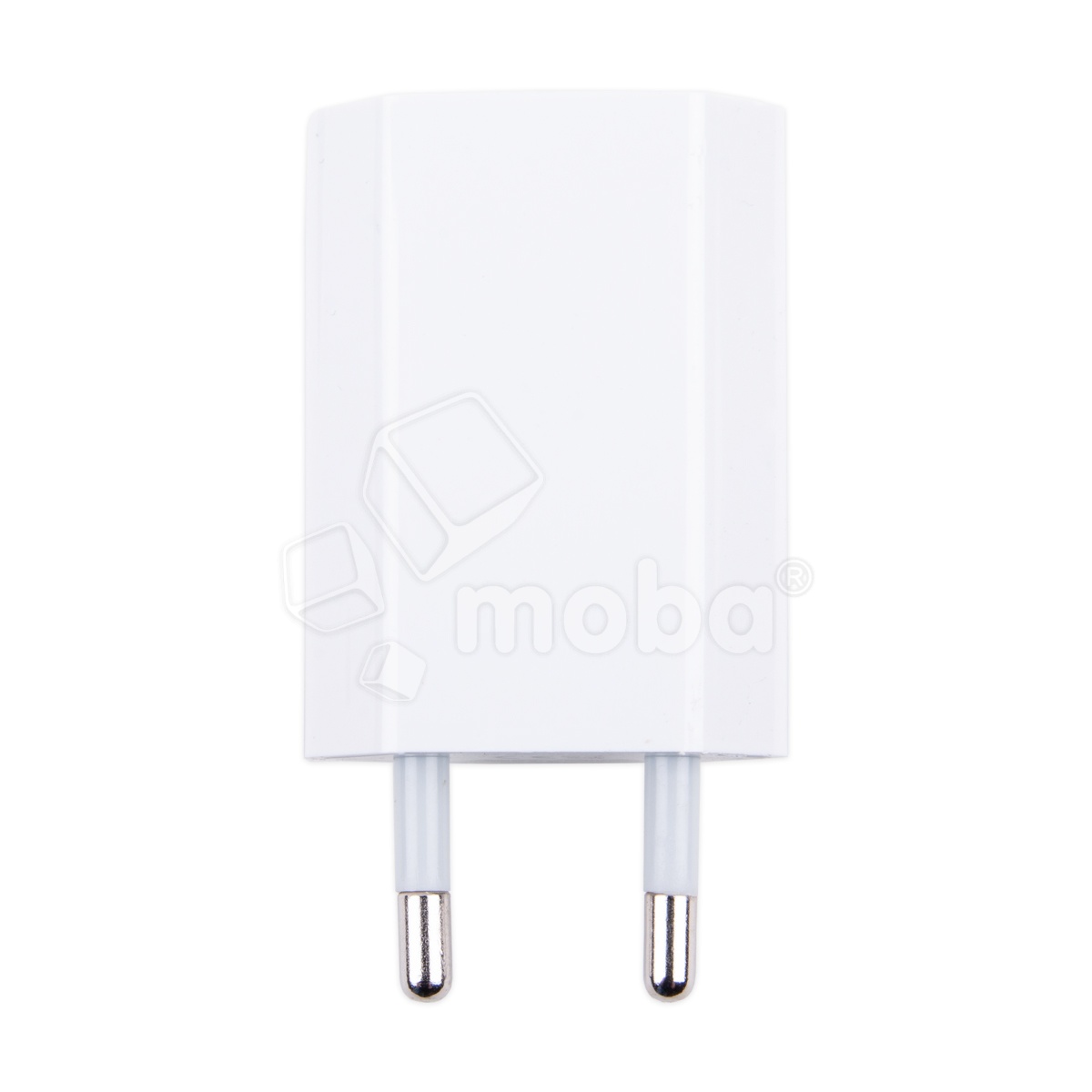 Сетевое зарядное устройство USB для iPhone "Призма" (5W) (тех.упак.) Белый - Китай