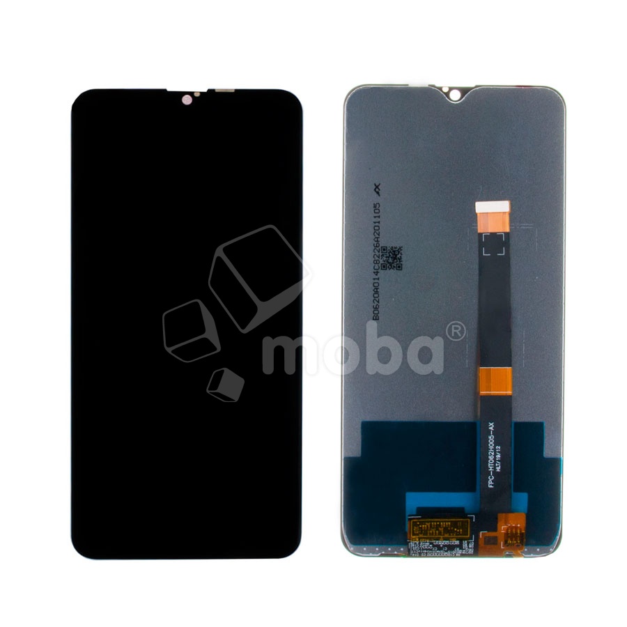 Дисплей для OPPO A12 (CPH2083) в сборе с тачскрином Черный - Оптима