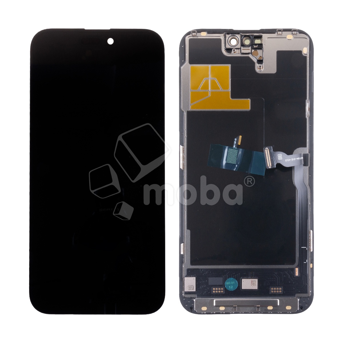 Дисплей для iPhone 14 Pro Max (A2895) в сборе с тачскрином Черный - DD (Soft OLED, Full HD COP, 850 Кд/м², 120 Гц) (площадка под IC)