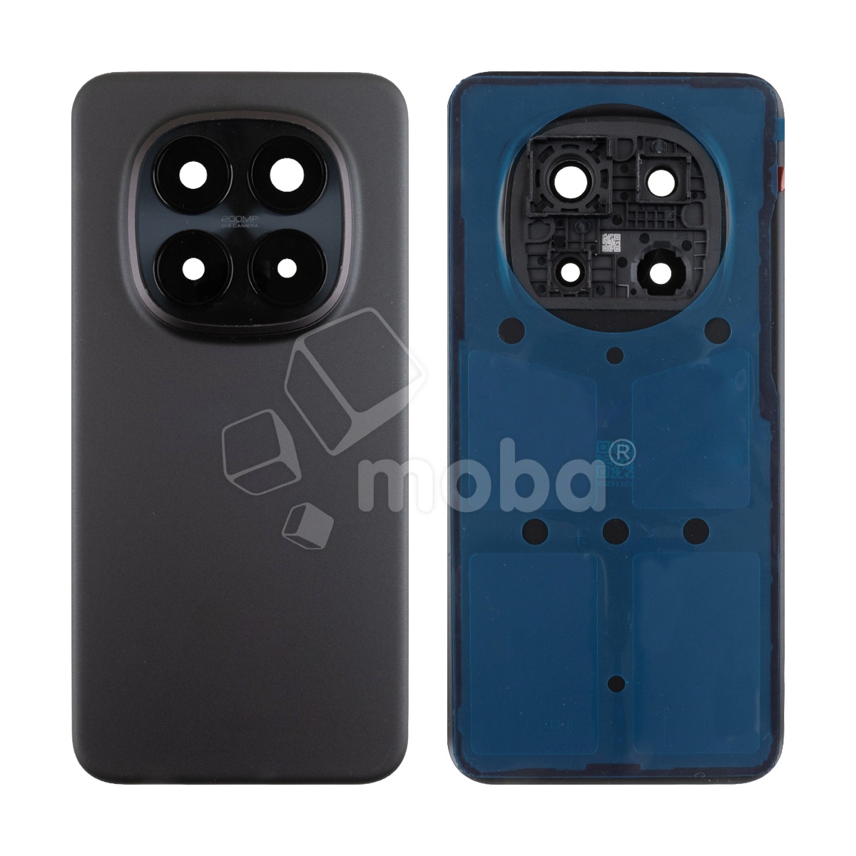 Задняя крышка для Xiaomi Redmi Note 15 Pro+ 5G (2510ERA8BG) Черный - Премиум