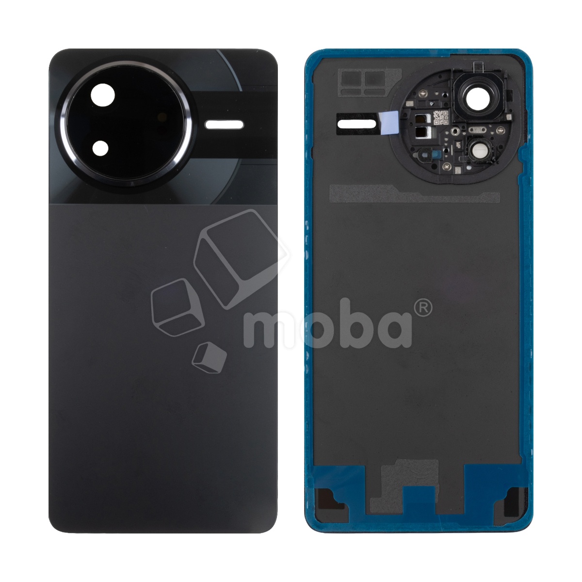 Задняя крышка для Xiaomi Poco F7 Pro (24117RK2CG) Черный - Премиум