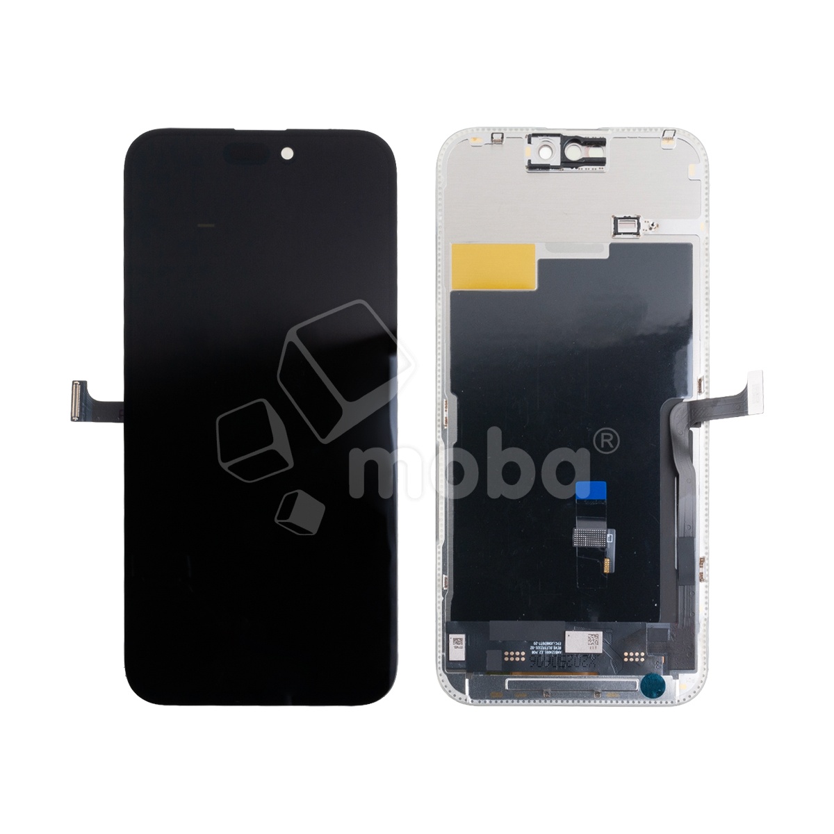 Дисплей для iPhone 15 Pro Max (A3106) в сборе с тачскрином Черный - (Hard OLED, Full HD COF, 650 Кд/м²) (площадка под IC)