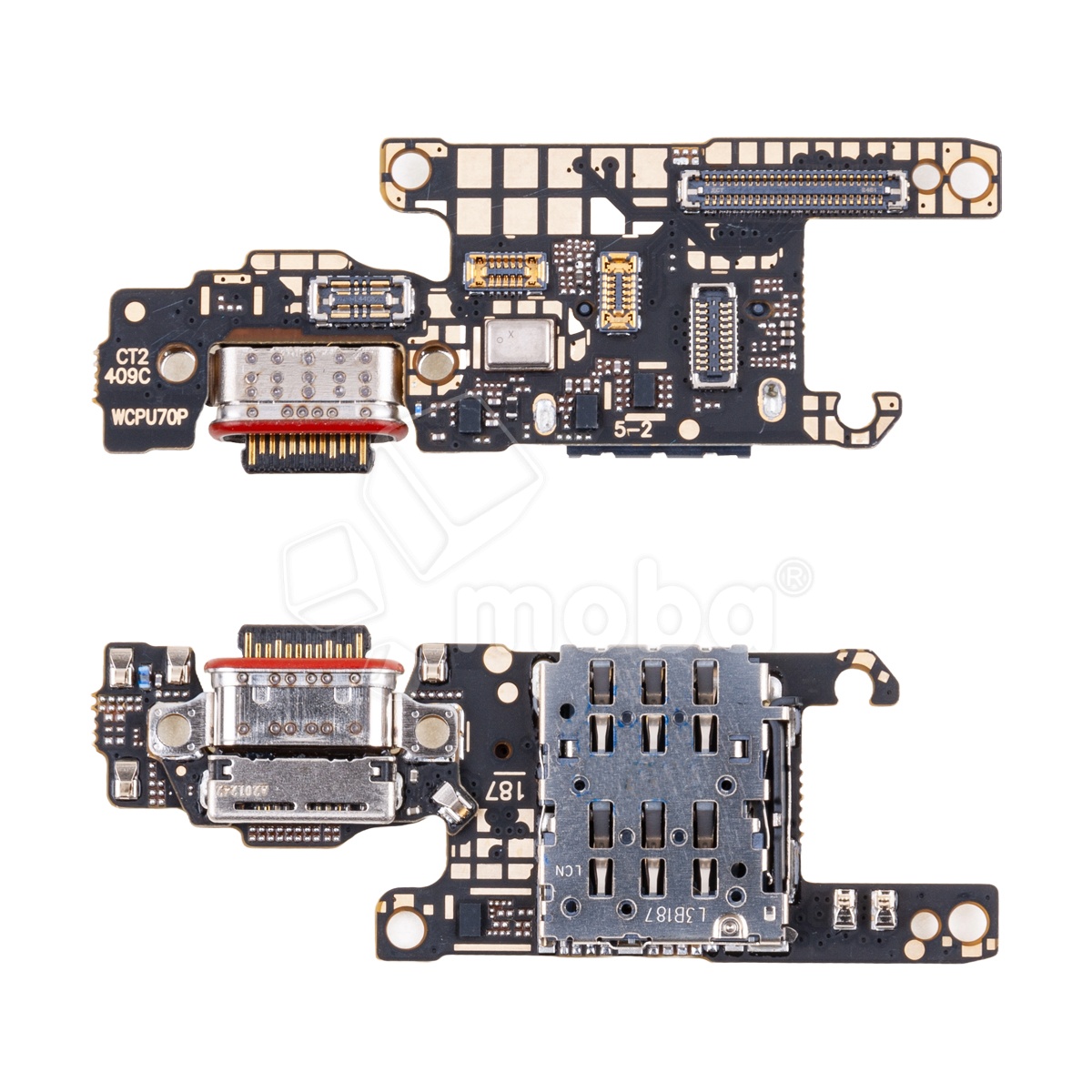 Шлейф для Huawei Pura 70 Ultra/70 Pro (HBP-LX9/HBN-LX9 ) плата на системный разъем/разъем SIM/микрофон