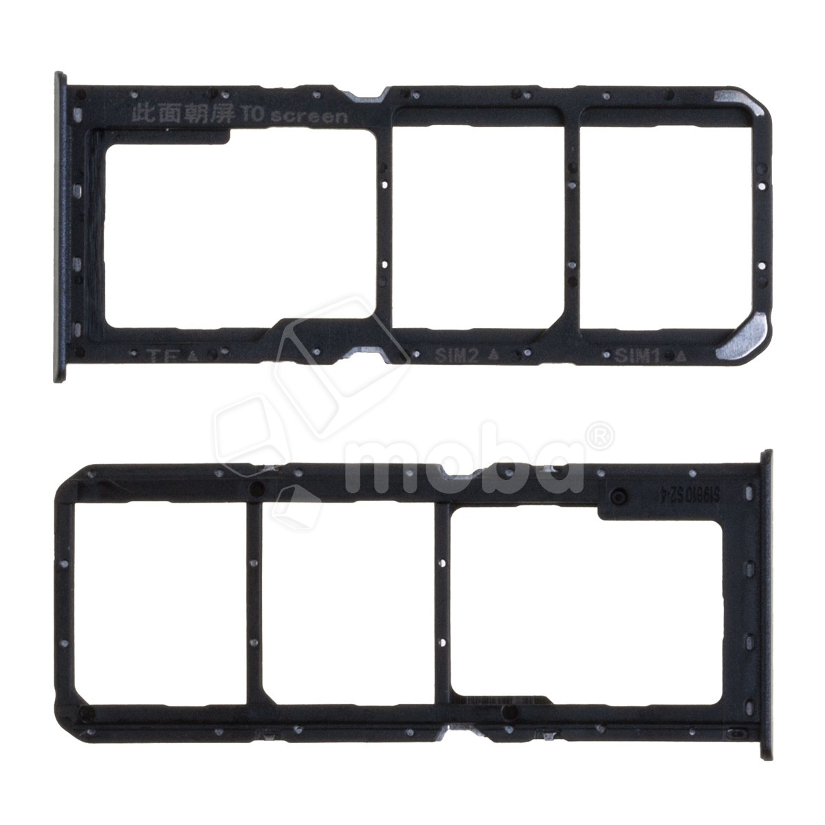 Держатель SIM для Realme C21Y/C25Y (RMX3263/RMX3262/RMX3261/RMX3269/RMX3265/RMX3268) Черный