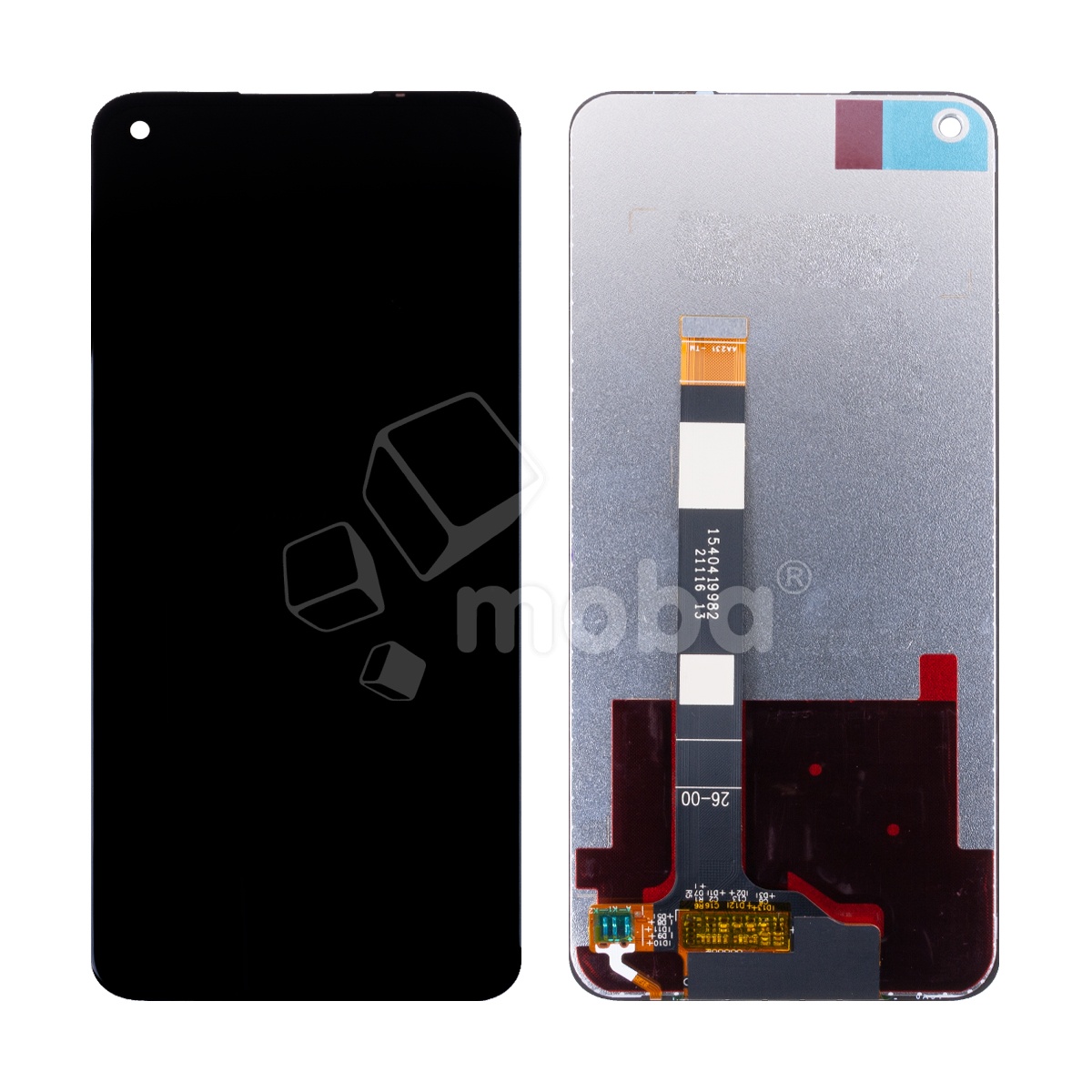 Дисплей для Realme Narzo 30 5G (RMX3242) в сборе с тачскрином Черный - OR (Full HD, 300 Кд/м², 90 Гц)
