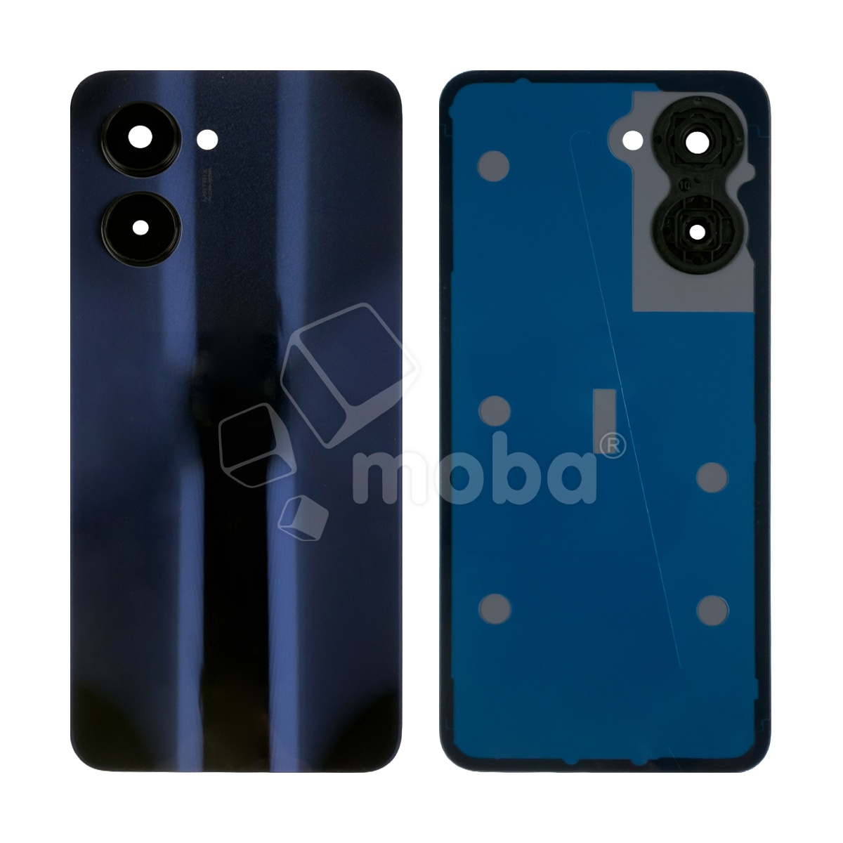 Задняя крышка для Realme C33 (RMX3624) Черный - Премиум