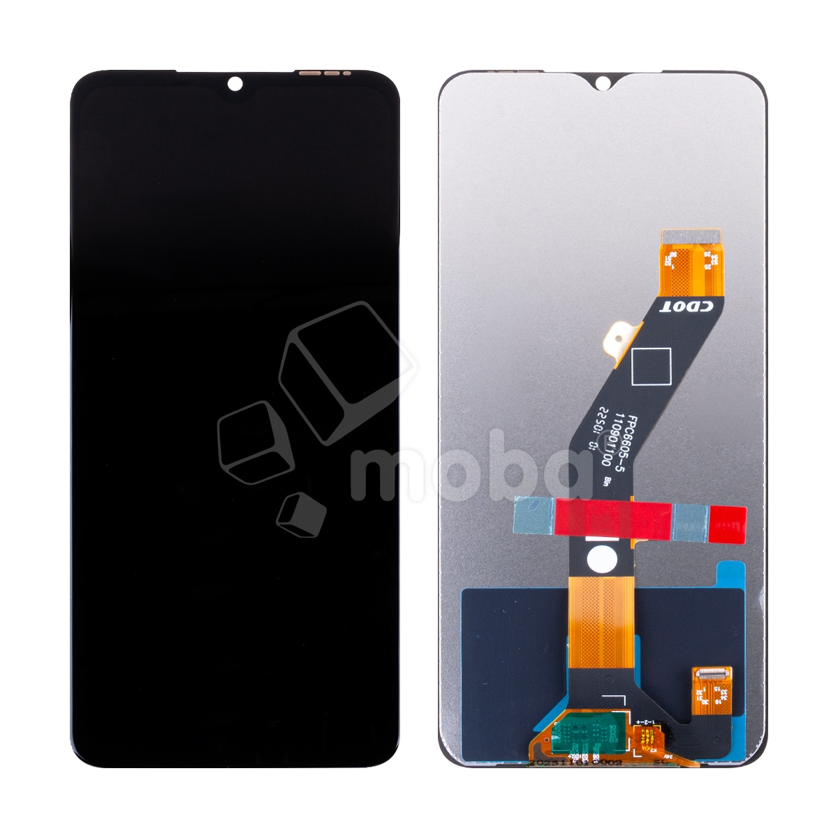 Дисплей для Itel A60s/A60 (A662LM/A662L) в сборе с тачскрином Черный - Оптима