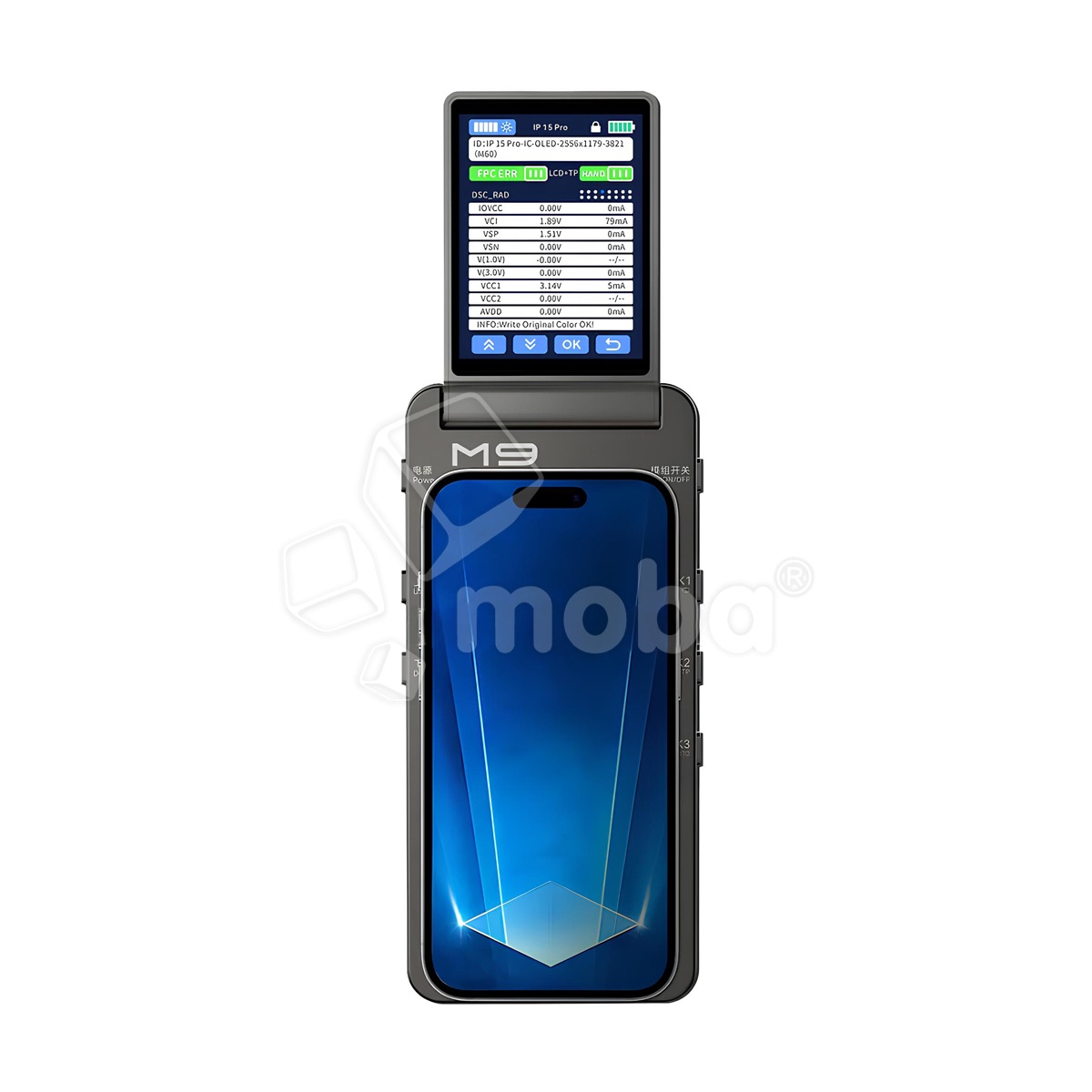 Тестер дисплеев YCX M9 (iPhone + Android) (36 шлейфов в комплекте)