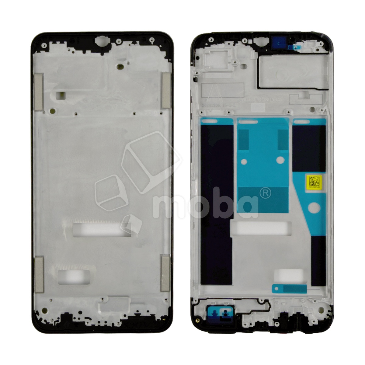 Рамка дисплея для Realme Note 60/60x (RMX3933/RMX3938) Черный (возможен дефект ЛКП)