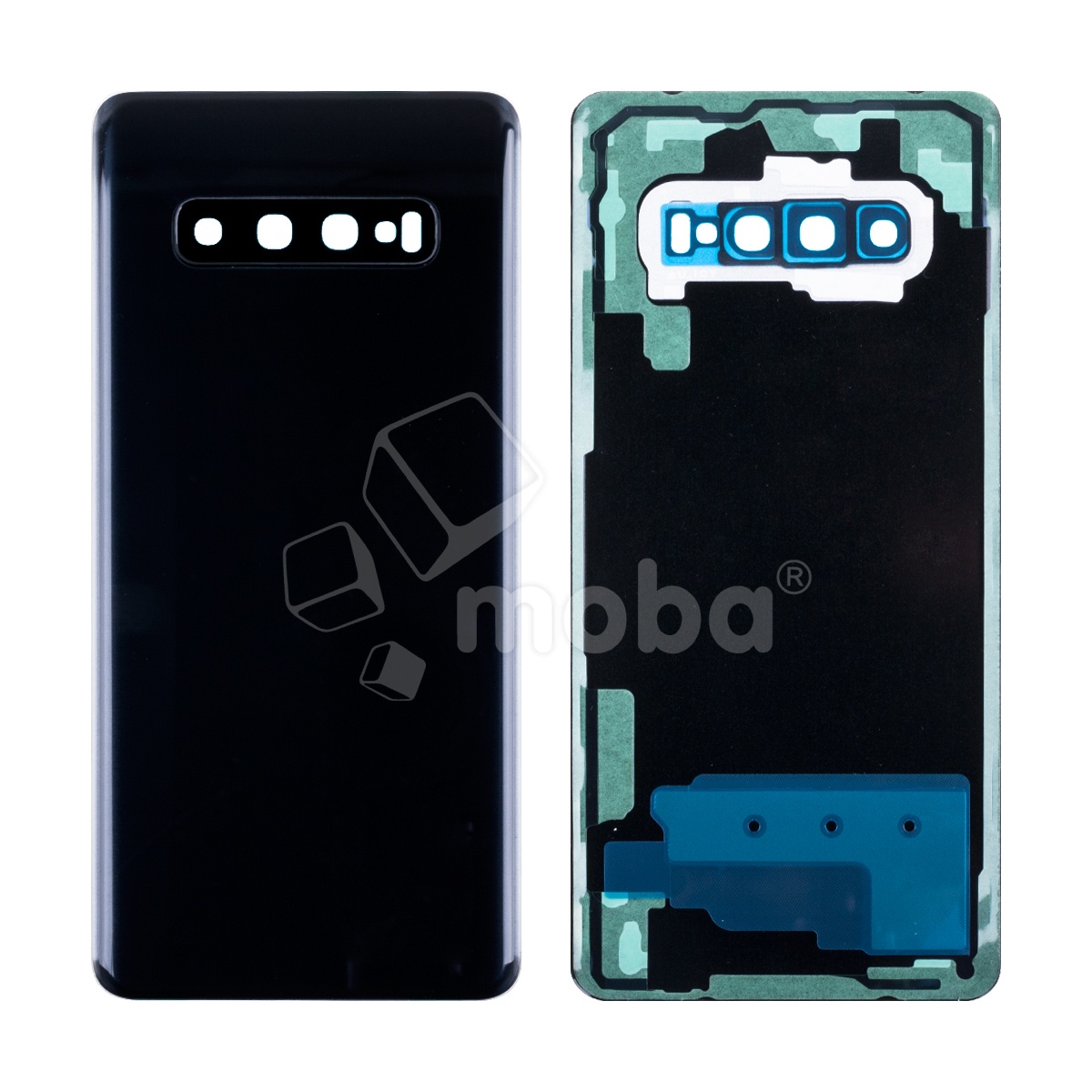 Задняя крышка для Samsung Galaxy S10+ (G975F) Черный - Премиум