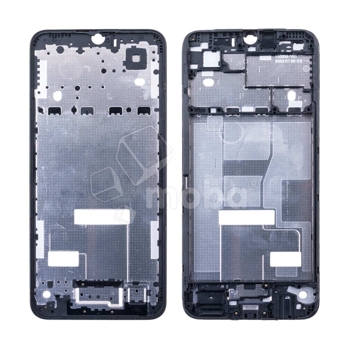 Рамка дисплея для Realme C30/Narzo 50i Prime (RMX3581/RMX3506) Черный (возможен дефект ЛКП)