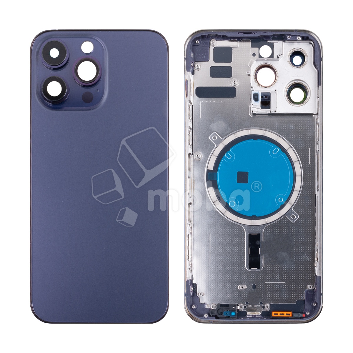 Корпус для iPhone 14 Pro Max (A2895) (1 Sim) Темно-фиолетовый - Премиум