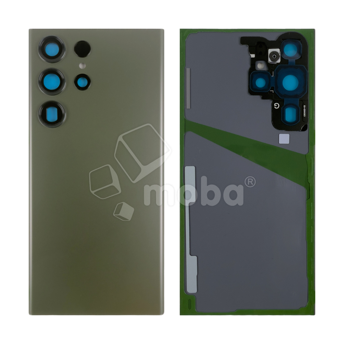 Задняя крышка для Samsung Galaxy S23 Ultra (S918B) Зеленый - OR