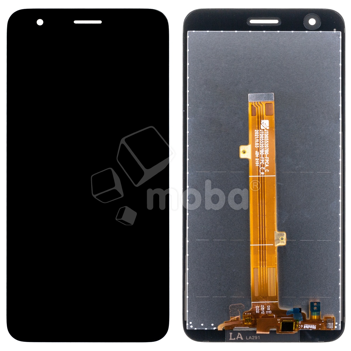 Дисплей для Itel A27 (A551L) в сборе с тачскрином Черный - Оптима