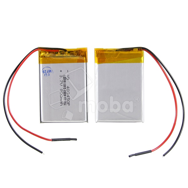 Аккумулятор универсальный 403450p 3,7v Li-Pol 1000 mAh (4*34*50 mm)