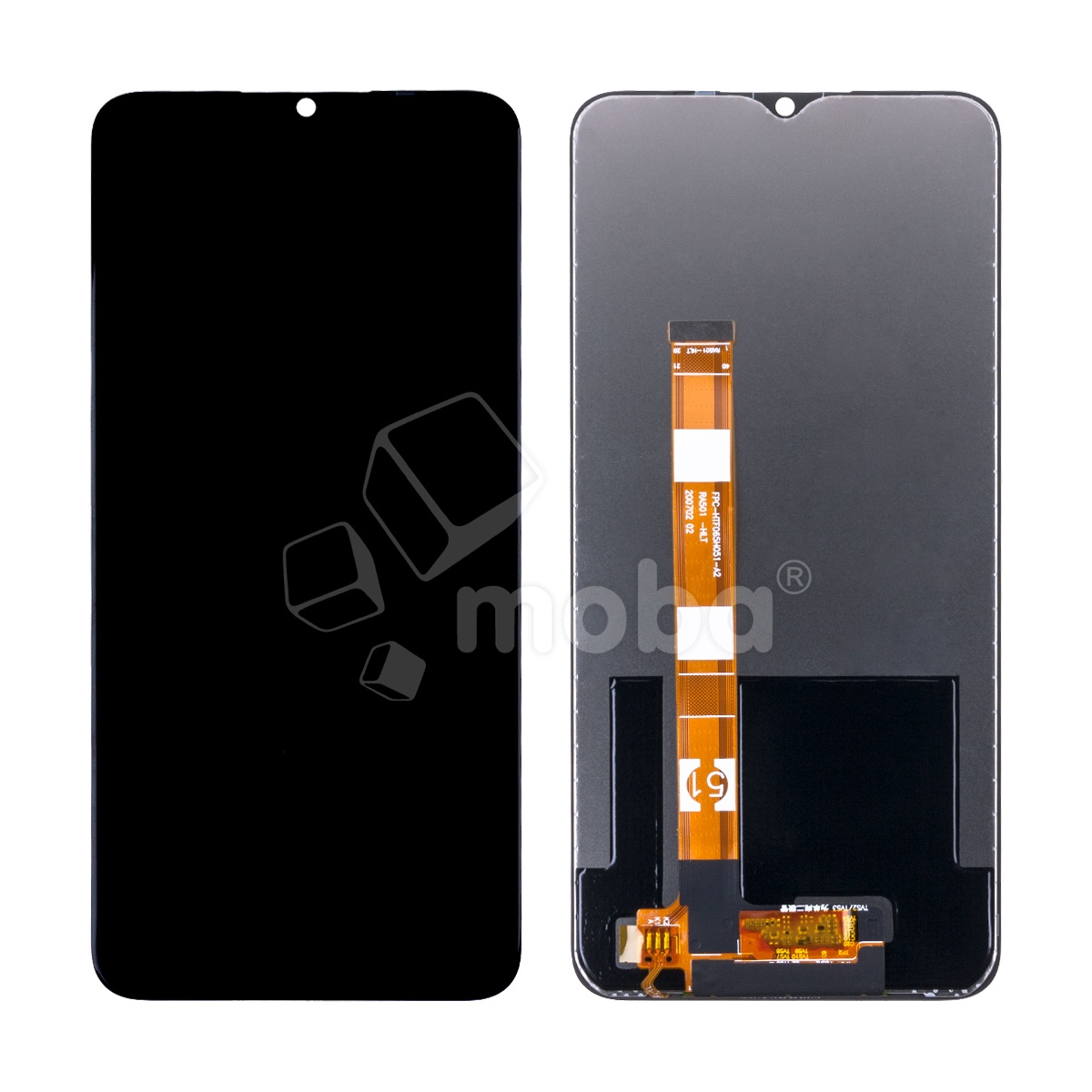 Дисплей для Realme C25s (RMX3195) в сборе с тачскрином Черный - OR (HD+, 300 Кд/м², 60 Гц)