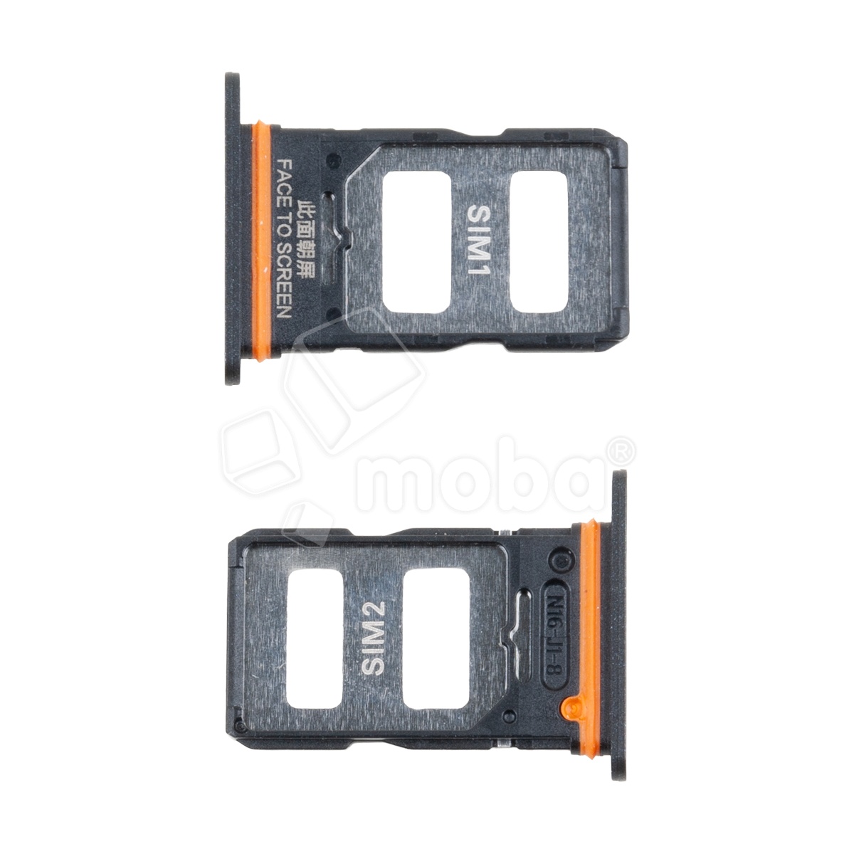 Держатель SIM для Xiaomi Redmi Note 13 Pro 5G (2312DRA50C/2312CRAD3C/2312DRA50G/2312DRA50I) Черный
