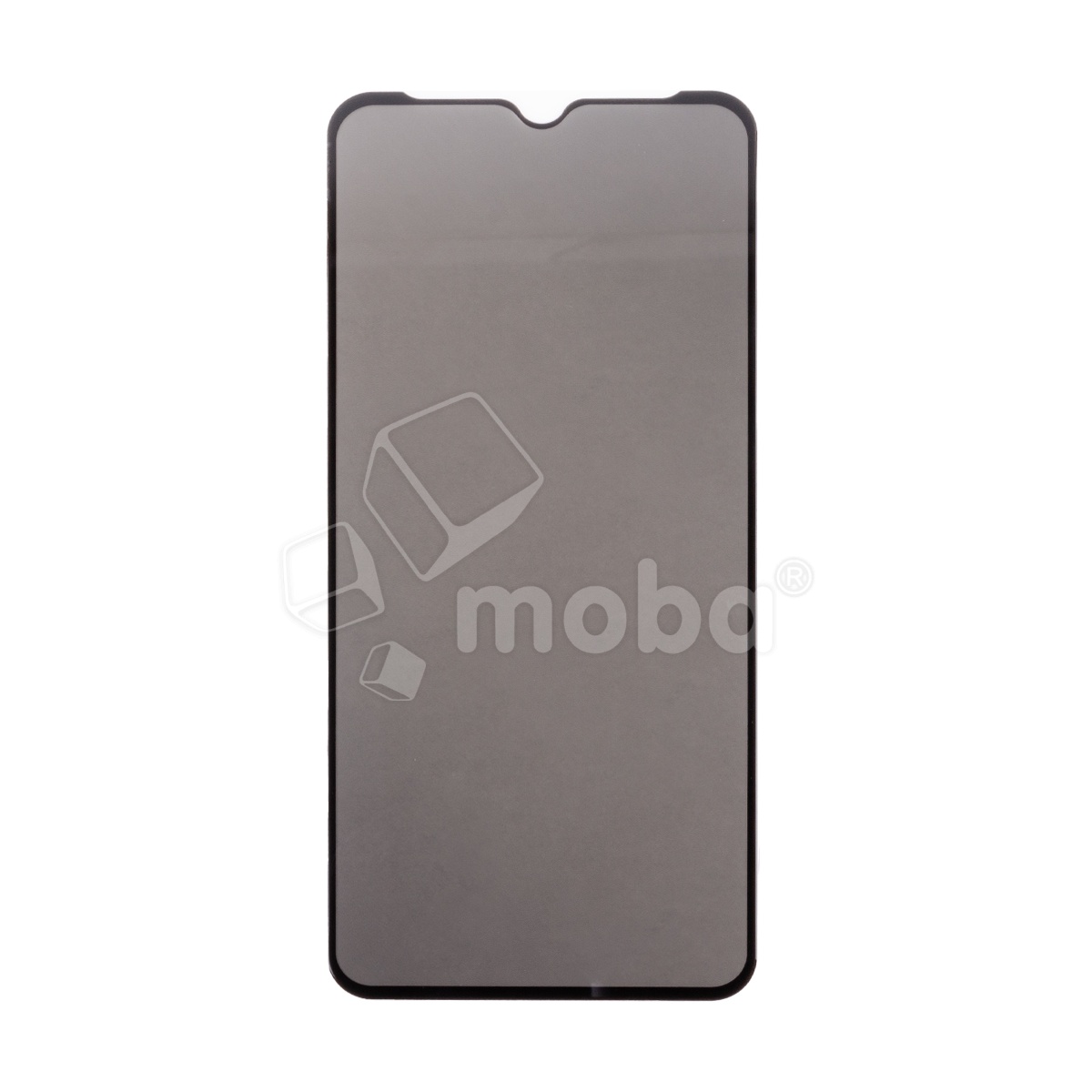 Защитное стекло "Антишпион" для Samsung Galaxy A02/A02s/A12/A12 Nacho/A13/M12/M13/M23 5G/M33 5G (A022G/A025F/A125F/A127F/A135F/A137F/M127F/M135F/M236B/M336B) Черный