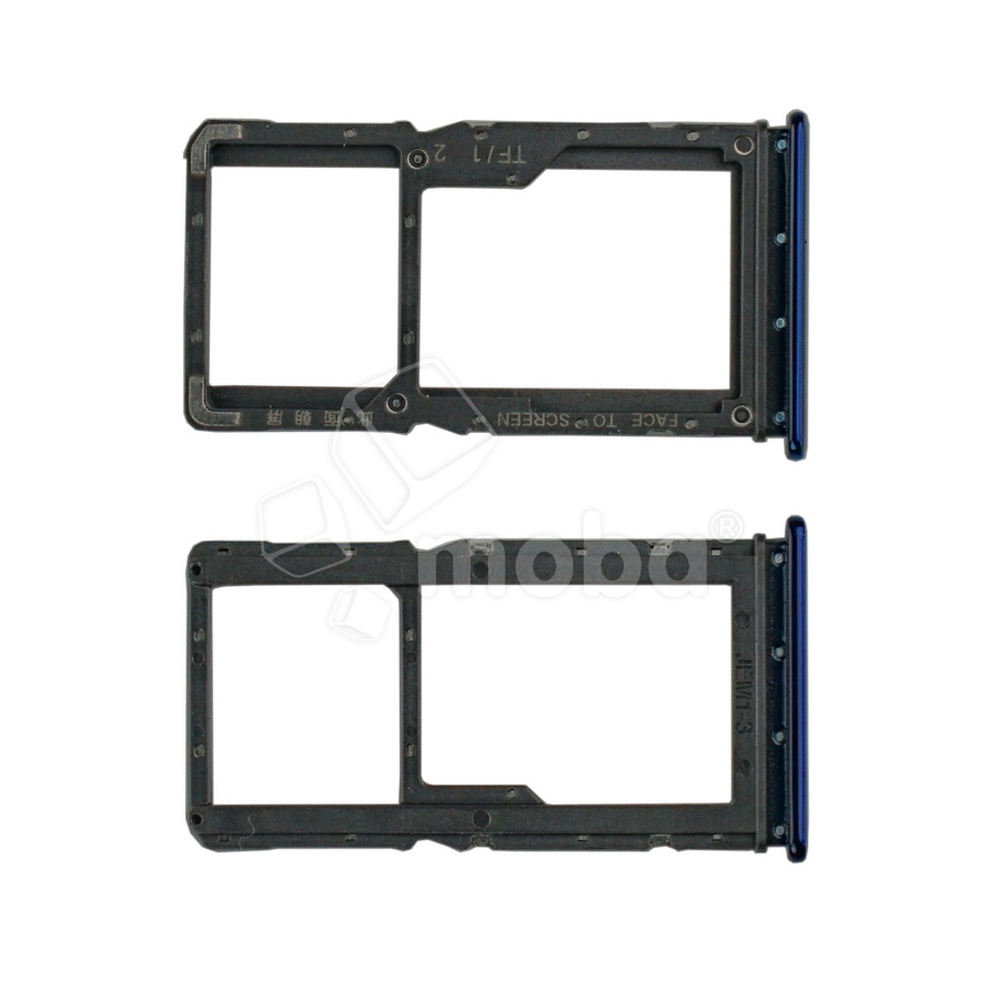 Держатель SIM для Xiaomi Redmi Note 7/7 Pro (M1901F7H/M1901F7G) Синий