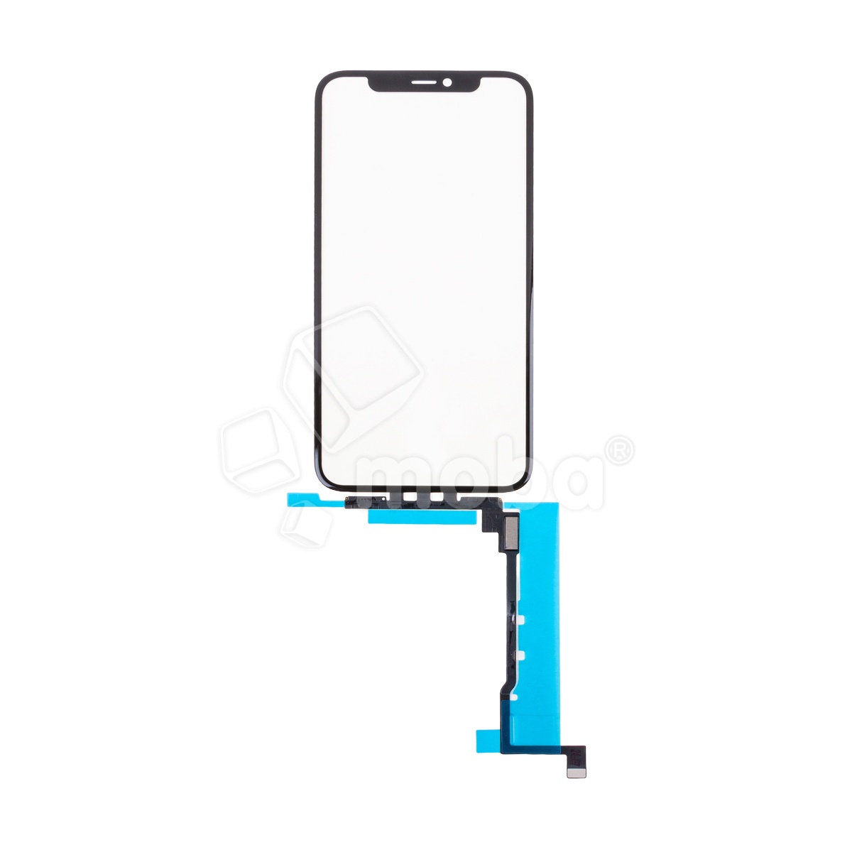 Стекло для переклейки iPhone 11 Pro (A2215) с OCA пленкой + тачскрин Черный - OR (Feaglet)