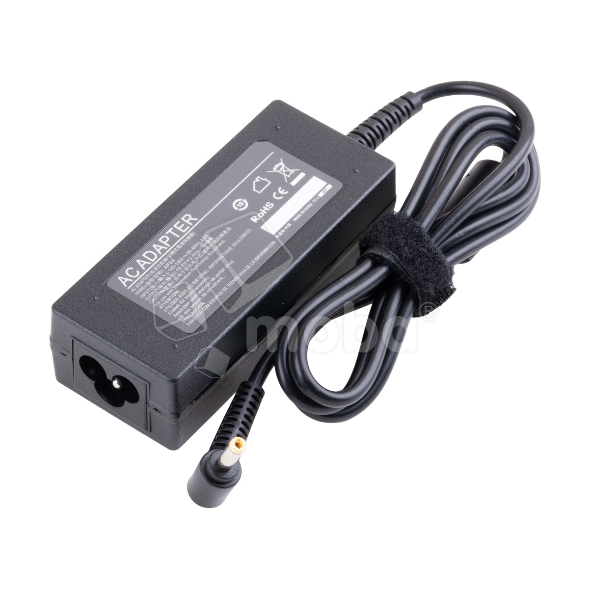 Блок питания (сетевой адаптер) для ноутбука HP 19,5V, 2,05A, 40W (4,0×1,7) - Стандарт (без сетевого кабеля)