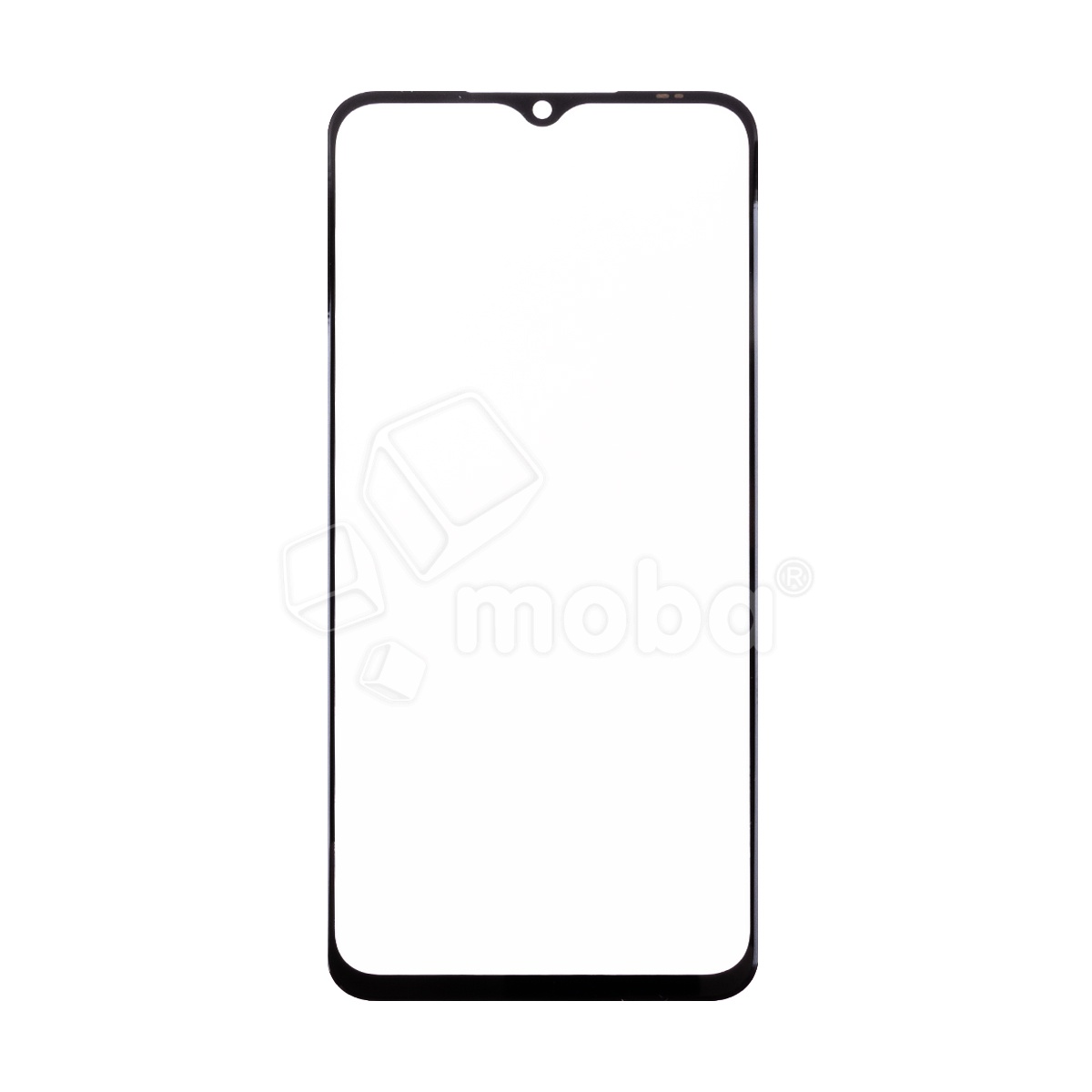 Стекло для переклейки Xiaomi Poco M5 (22071219CG) с OCA пленкой Черный - OR (Mitsubishi)