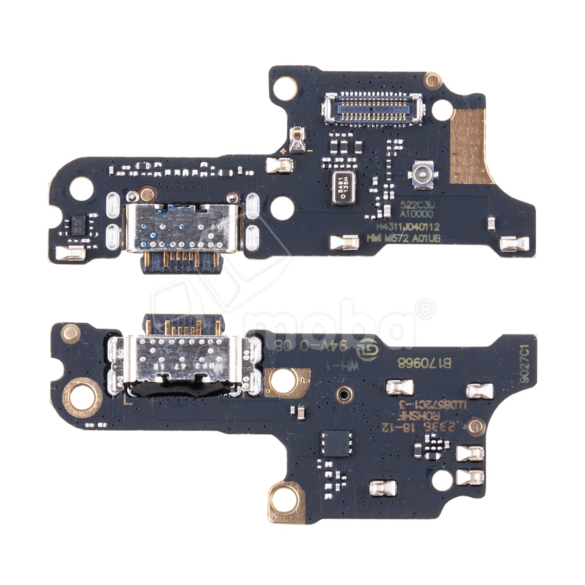 Шлейф для Xiaomi Redmi 13C 4G/Poco C65 (23100RN82L/23108RN04Y/23106RN0DA/2311DRN14I/2310FPCA4G) плата на системный разъем/микрофон