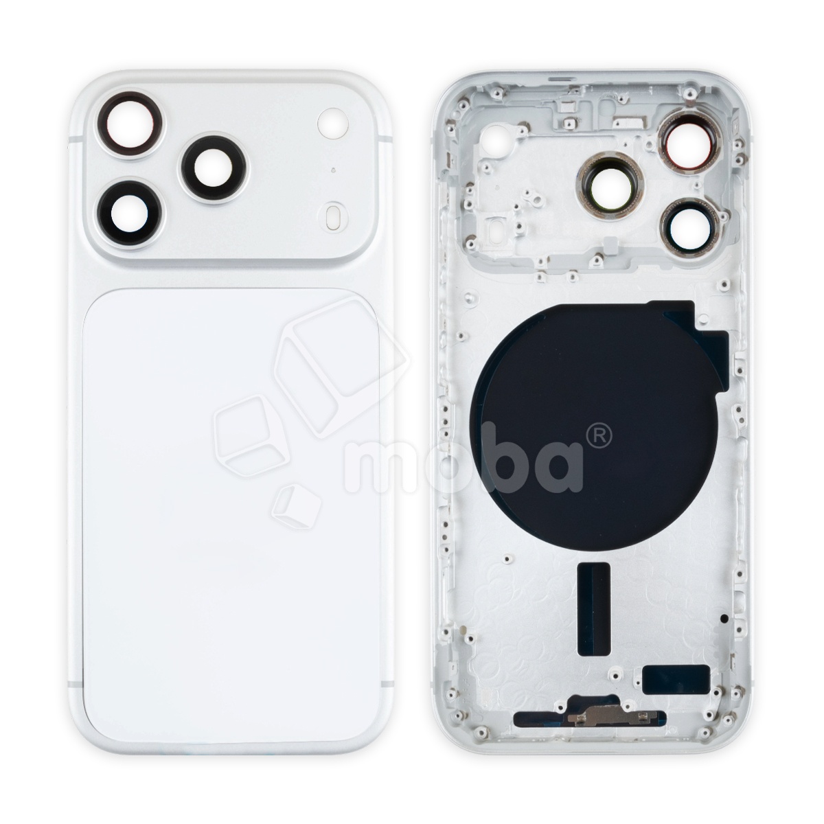 Корпус для iPhone 17 Pro (A3523) (1 Sim) Серебро - Премиум
