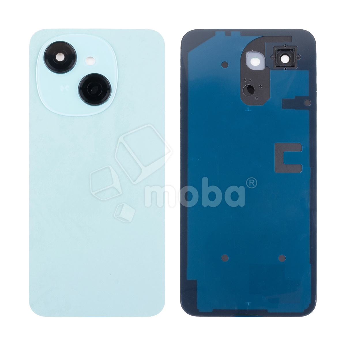 Задняя крышка для Tecno Spark Go 1 (KL4) Зеленый - Премиум