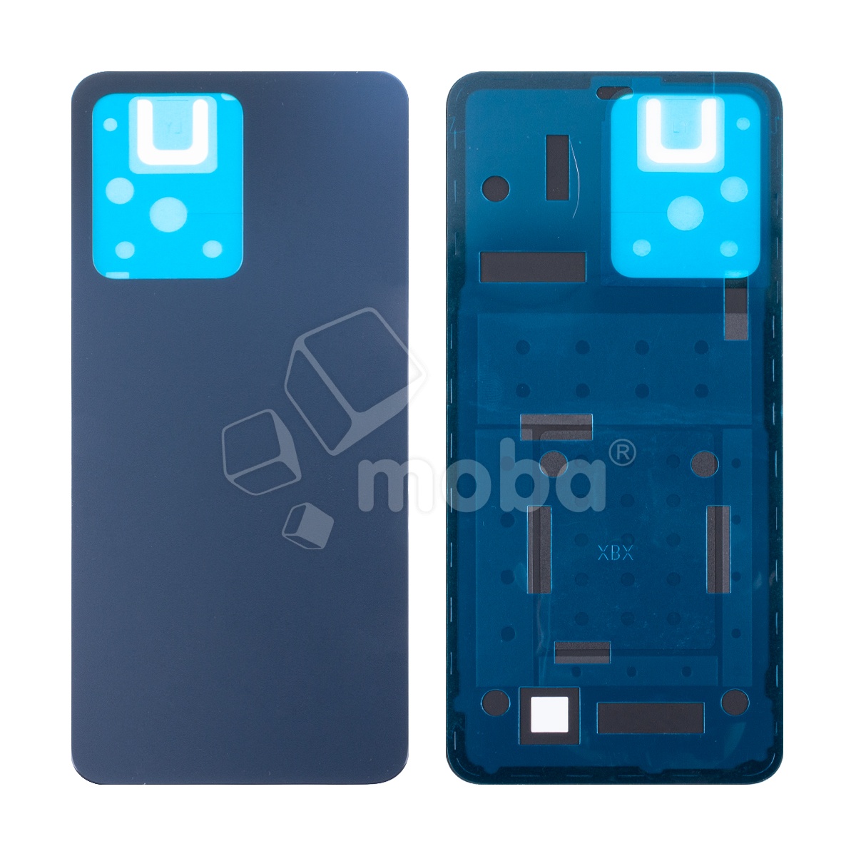 Задняя крышка для Xiaomi Redmi Note 12 4G (23021RAA2Y/23021RAAEG/23027RAD4I/23028RA60L) Черный
