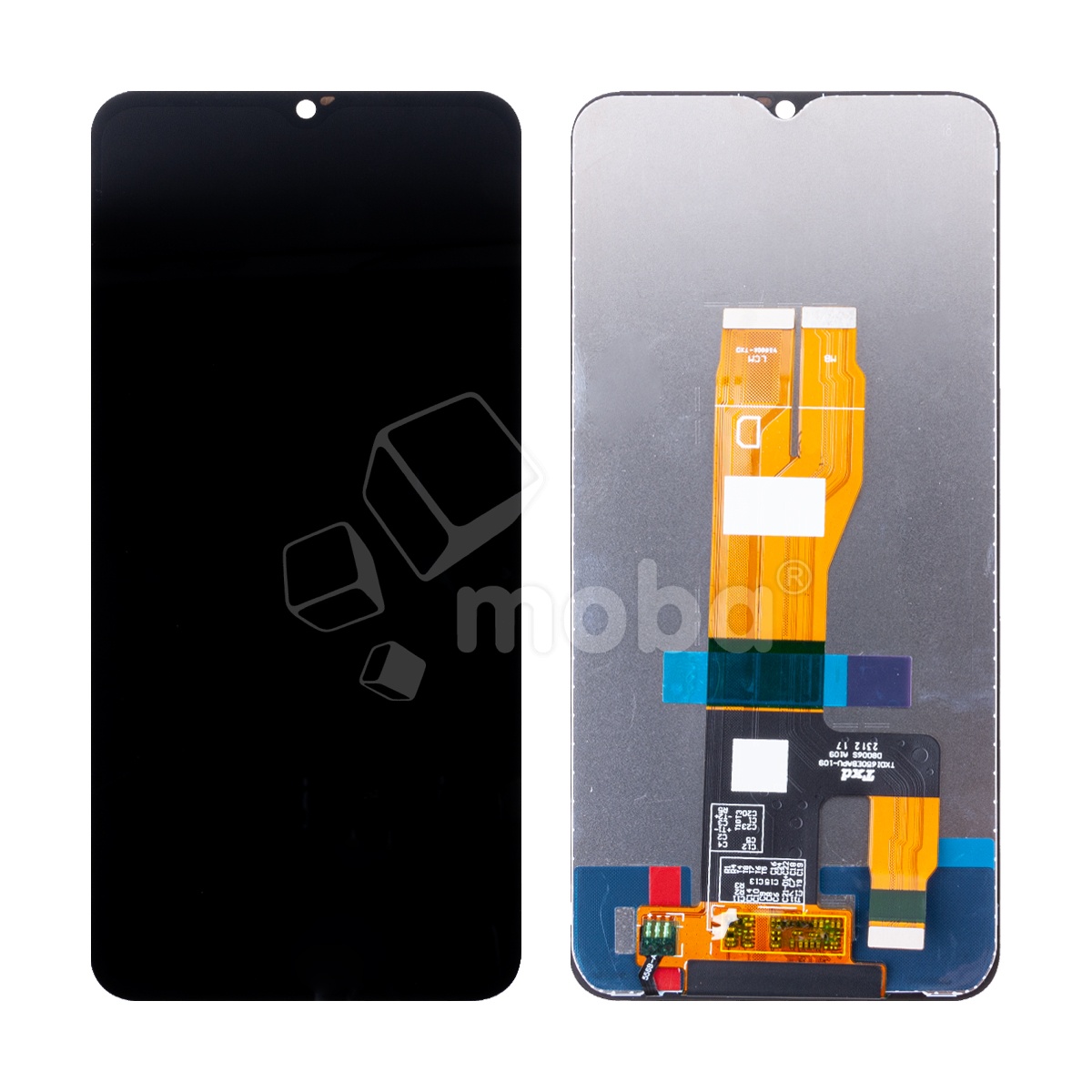 Дисплей для Realme C30s (RMX3690) в сборе с тачскрином Черный - OR (HD+, 300 Кд/м², 60 Гц)