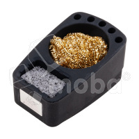 Очиститель жал паяльника 3 в1 (щетка, губка, латунная стружка)