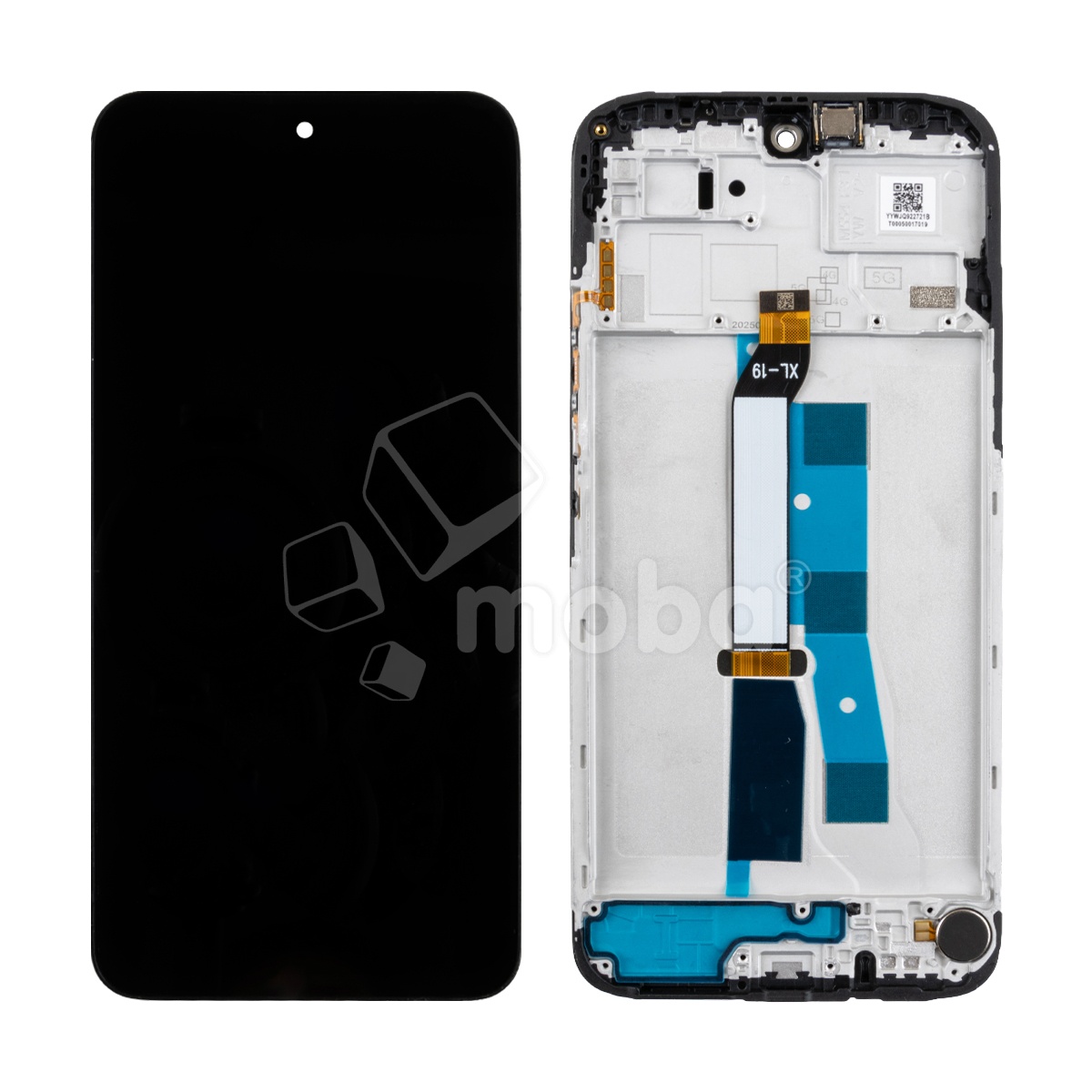 Дисплей для Xiaomi Poco M7 4G/Redmi 15 4G (25062PC34G/25062RN2DY) модуль с рамкой Черный - OR