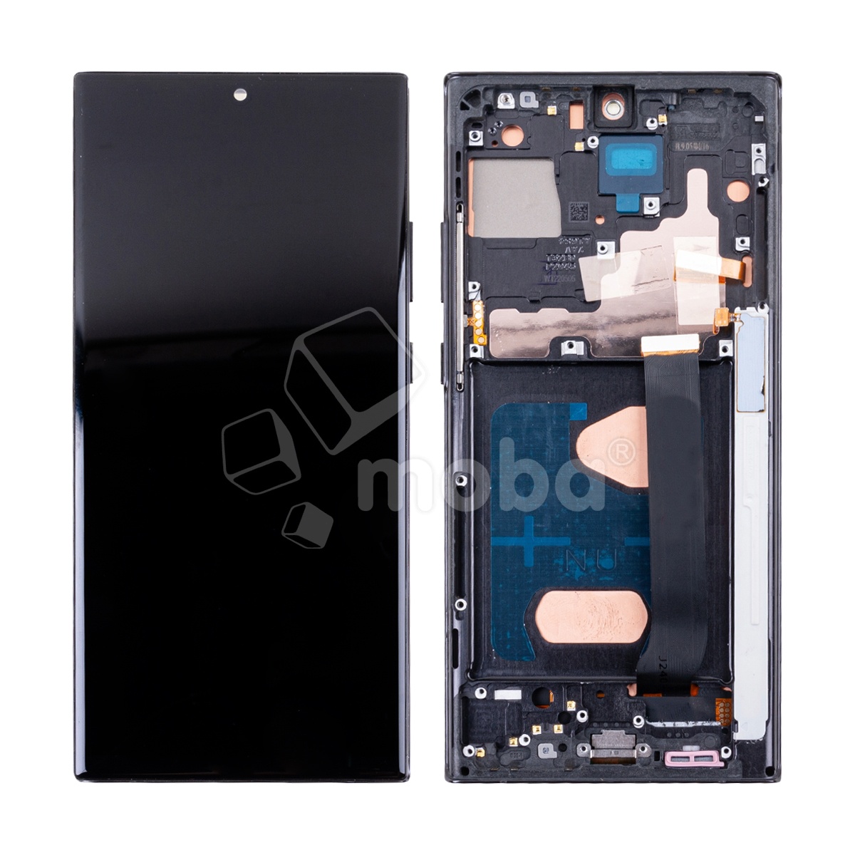 Дисплей для Samsung Galaxy Note 20 Ultra (N985F/N986F) модуль с рамкой Черный - (In-Cell)