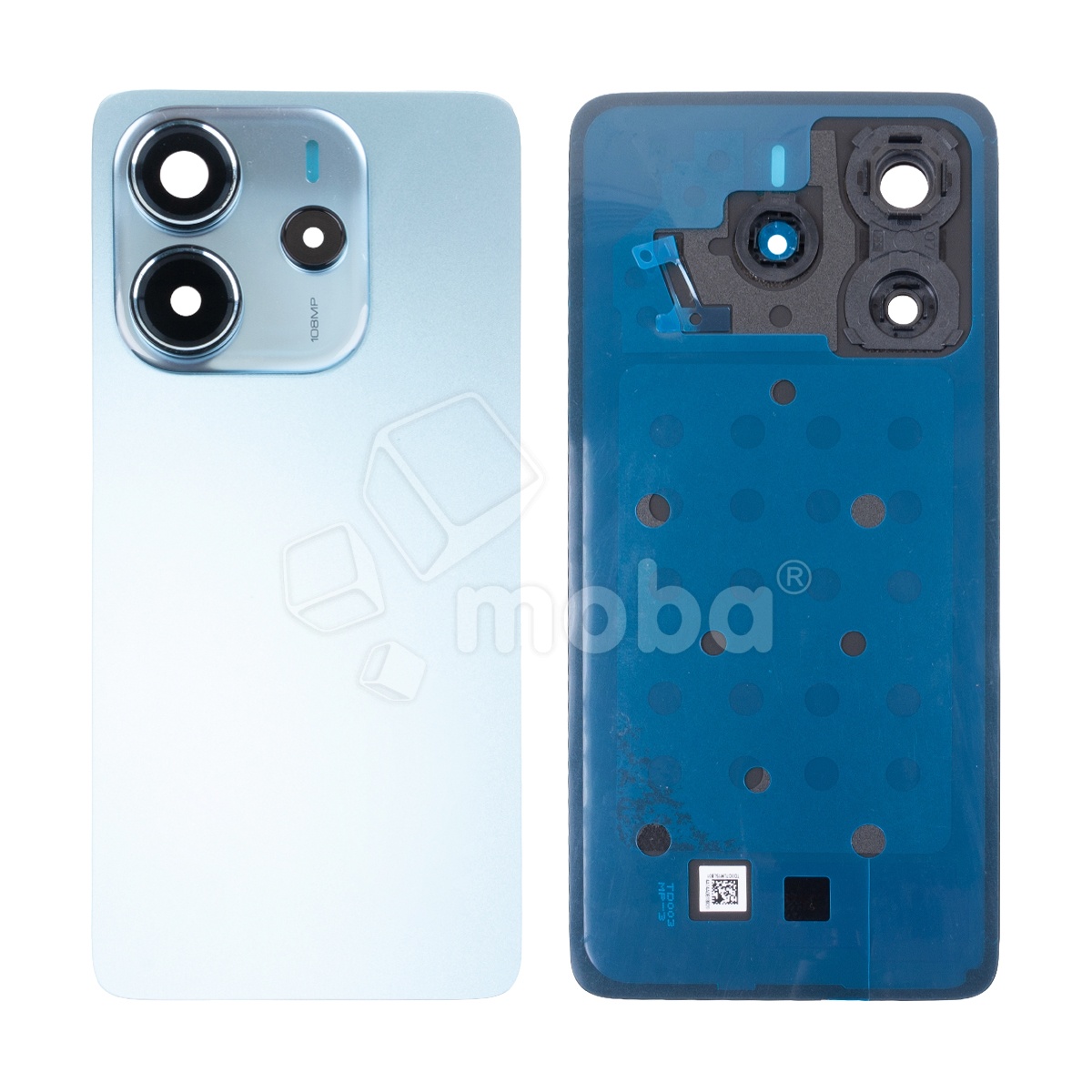 Задняя крышка для Xiaomi Redmi Note 14 4G (24117RN76O/24117RN76G) Голубой - Премиум