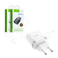 Сетевое зарядное устройство USB Hoco C12Q (18W, QС3.0) Белый купить по цене производителя Санкт-Петербург | Moba