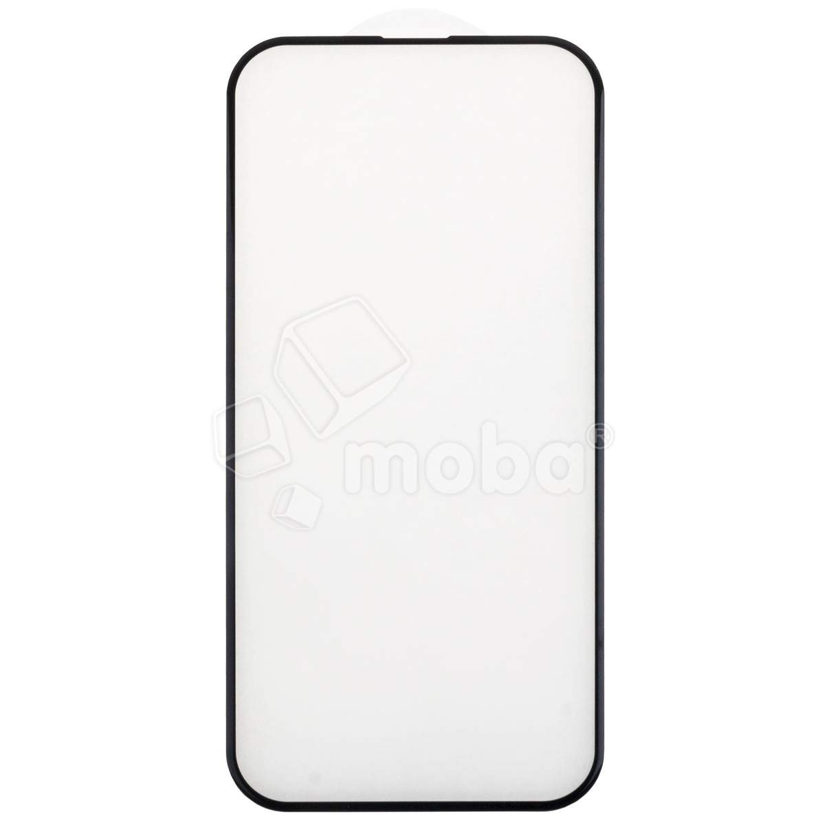 Защитное стекло "Премиум" для iPhone 14 Pro Max Черный (Закалённое+, полное покрытие)