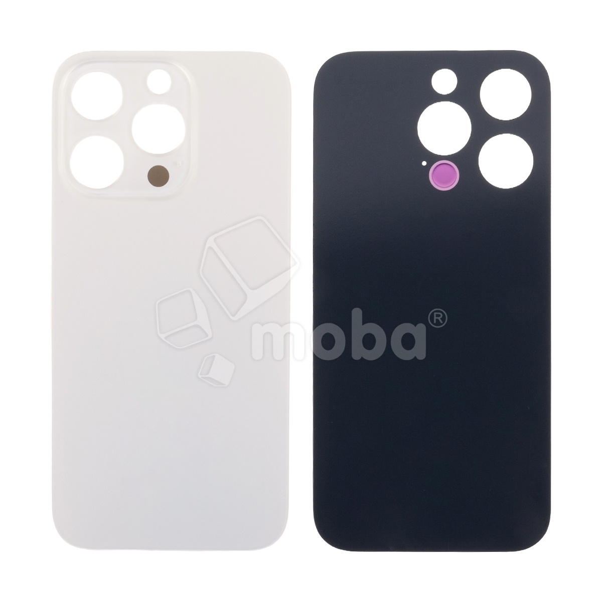 Задняя крышка для iPhone 14 Pro (A2891) Золото (стекло, узкий вырез под камеру, логотип) - Премиум