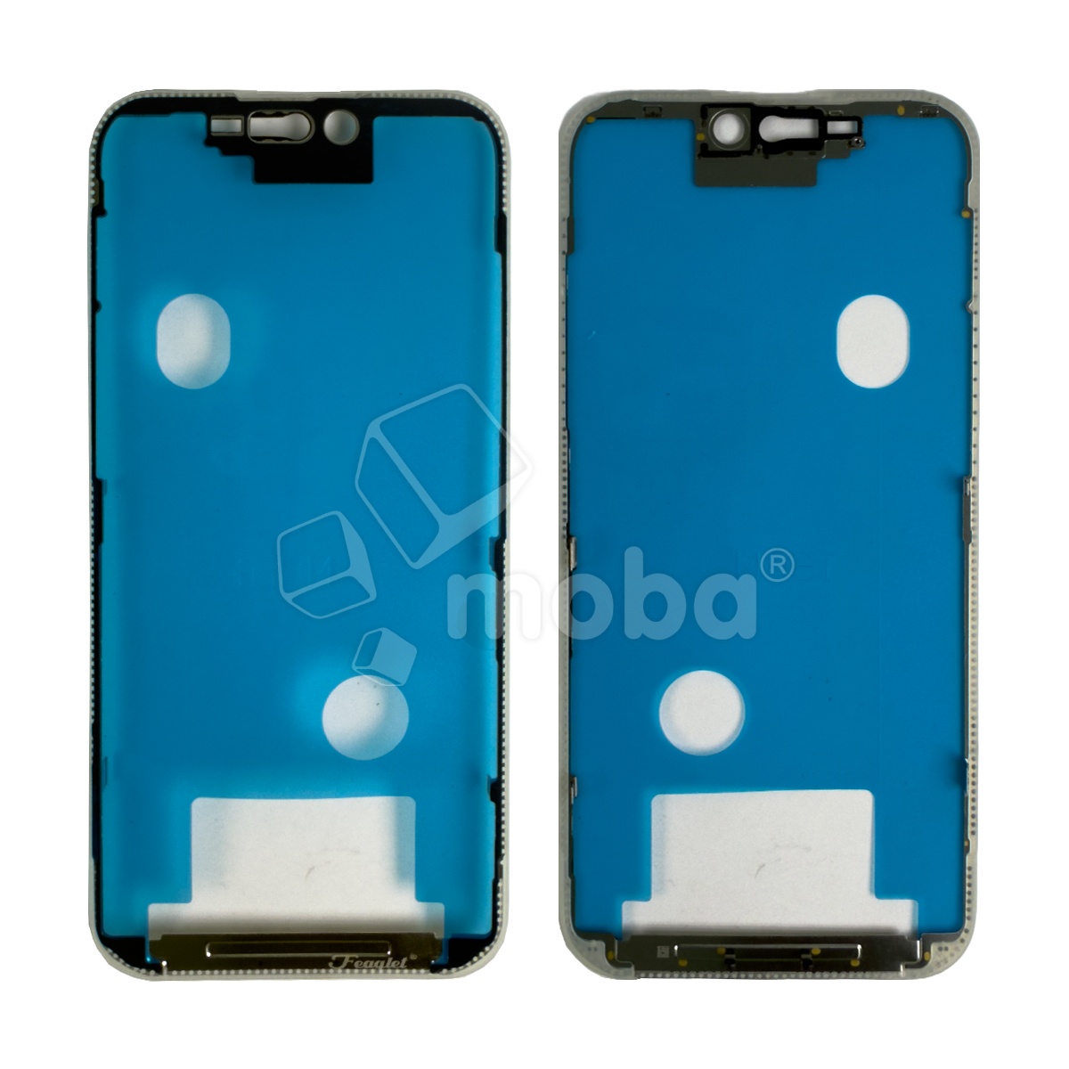 Рамка дисплея для iPhone 16 Pro Max (A3296) Черный - OR (Feaglet)