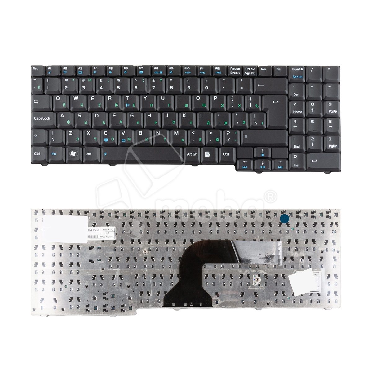 Клавиатура для ноутбука Asus M50/G50/X71 Черный