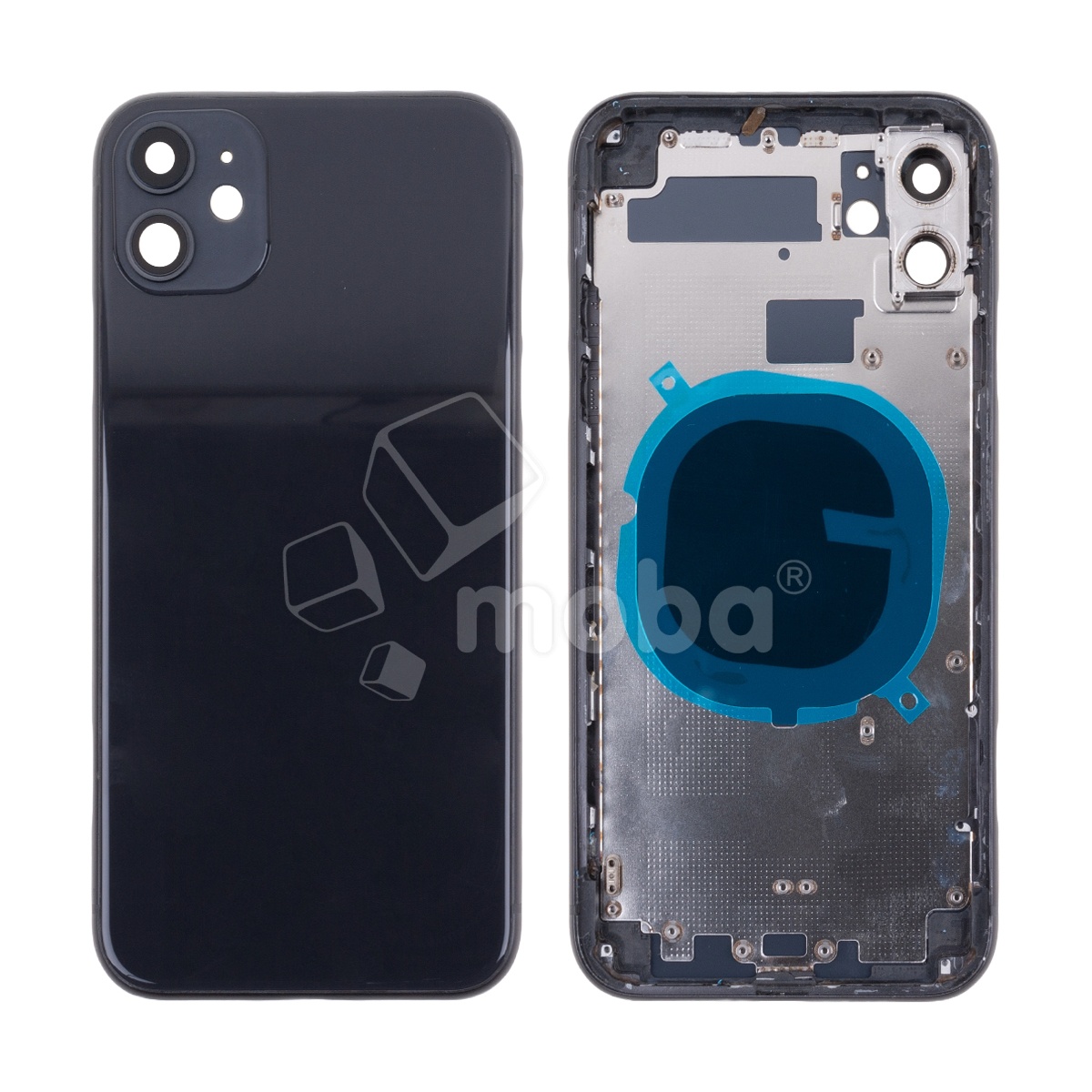 Корпус для iPhone 11 (A2221) (1 Sim) Черный