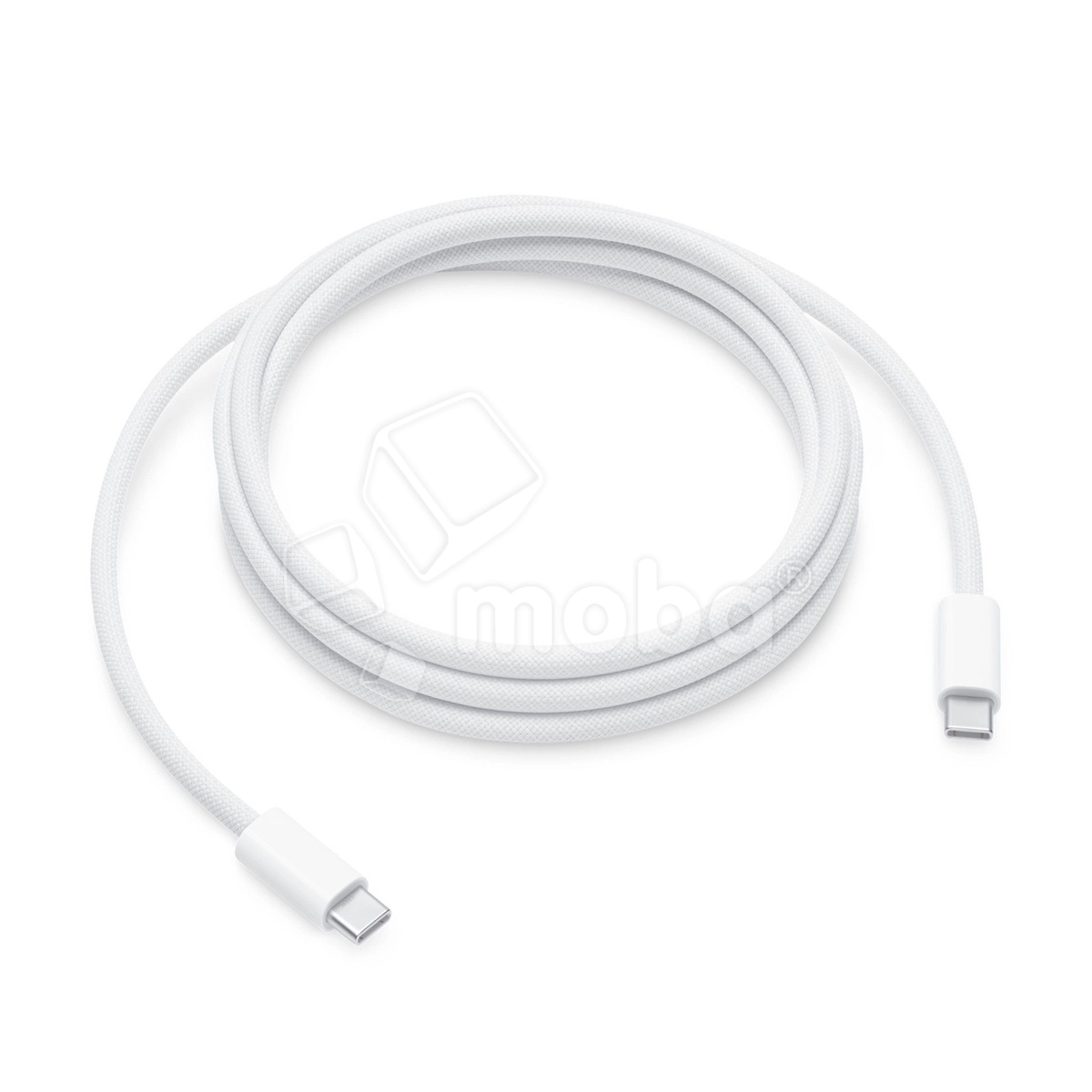 Кабель Type-C - Type-C для iPhone 15/15 Plus/15 Pro/15 Pro Max/16/16 Plus/16 Pro/16 Pro Max, 17/17 Pro/17 Pro Max/Air MacBook (240W, PD, оплетка нейлон, 2 м) Белый - OR