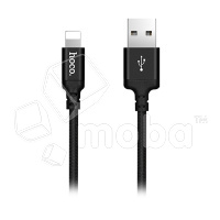 Кабель USB - Lightning Hoco X14 (2A, оплетка нейлон, 2 м) Черный купить по цене производителя Санкт-Петербург | Moba