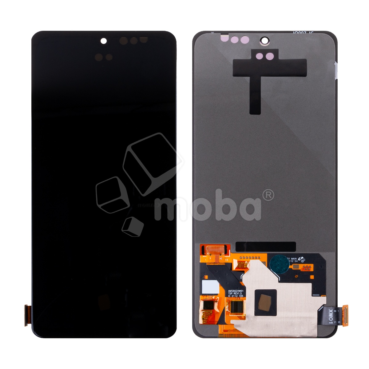 Дисплей для Vivo V27e/T2 4G (V2237/V2320) в сборе с тачскрином Черный - (OLED) (Full HD, 450 Кд/м²)