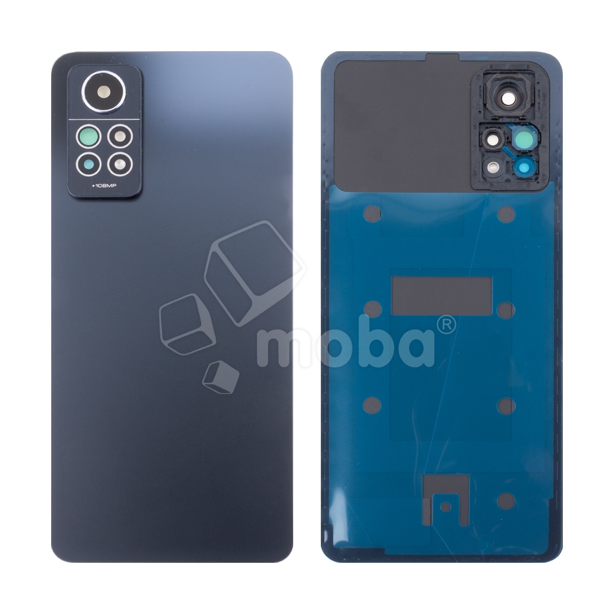 Задняя крышка для Xiaomi Redmi Note 12 Pro 4G (2209116AG) Черный - Премиум