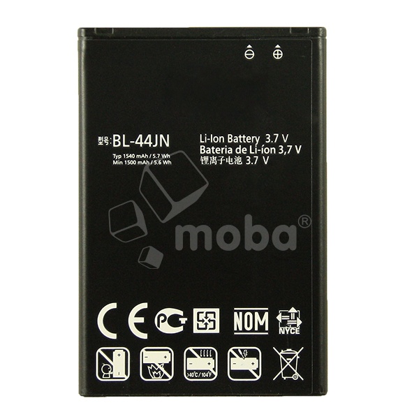 Аккумулятор для LG P690/P692/P698/P970/E400/E405/E510/E730/A290/A399/E612/E420 (BL-44JN)