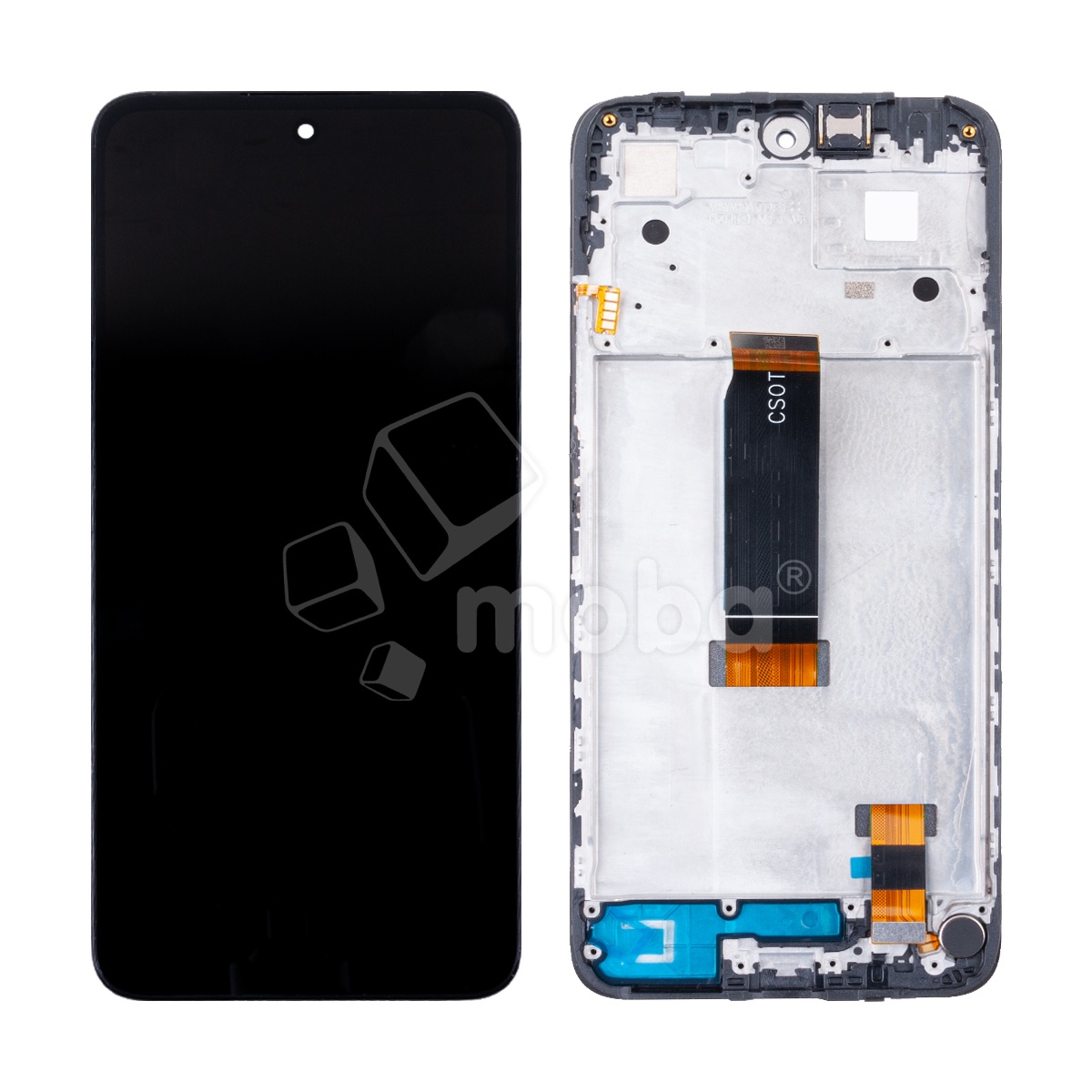 Дисплей для Xiaomi Redmi 12 4G (23053RN02Y) модуль с рамкой Черный - OR (Full HD, 300 Кд/м², 90 Гц)