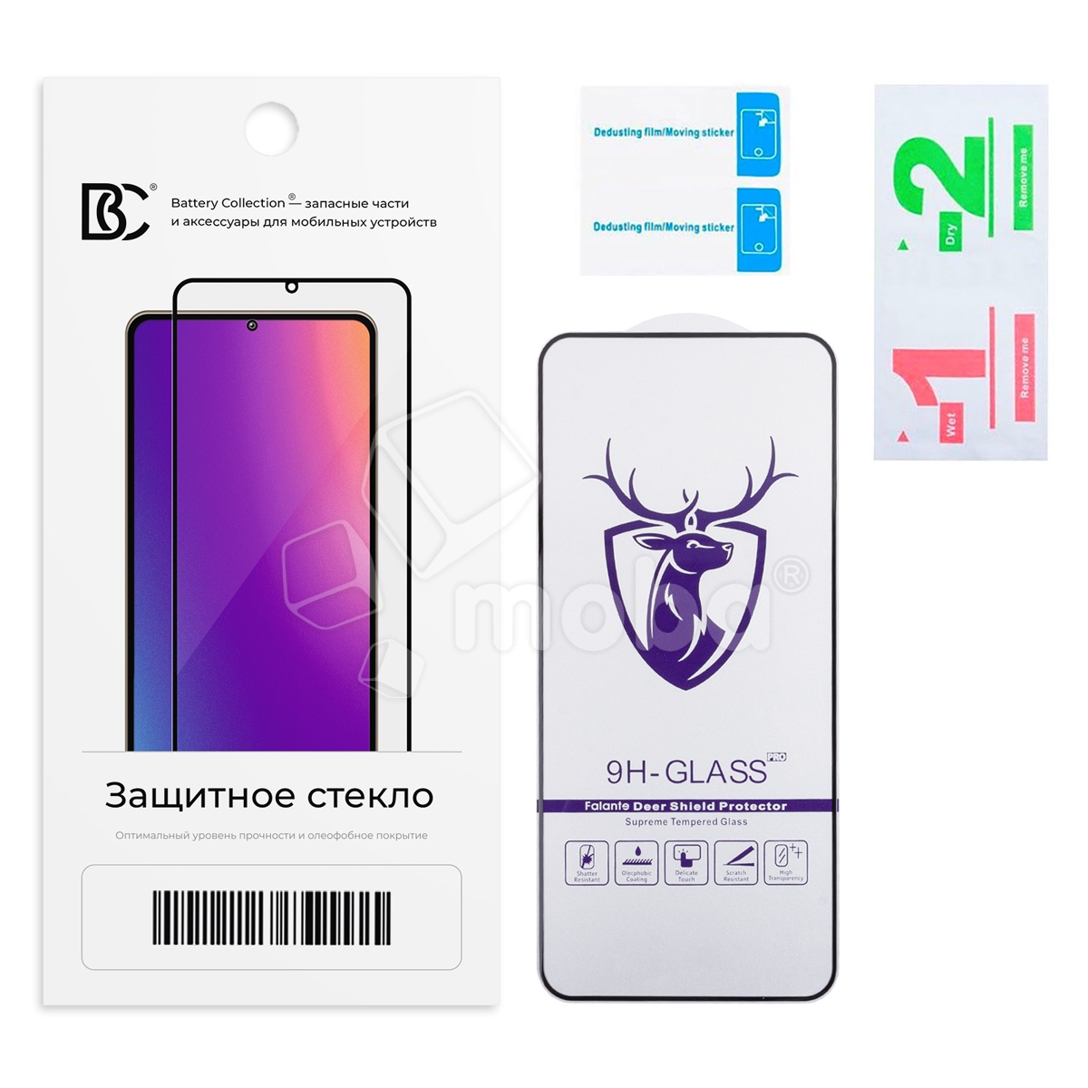Защитное стекло "Премиум" для Huawei Nova 10 SE/12 SE/11 SE Черный